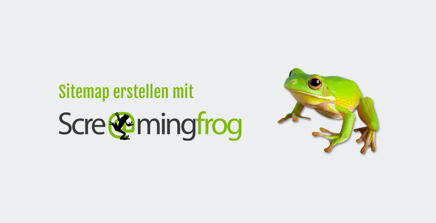 Sitemap erstellen mit Screaming Frog